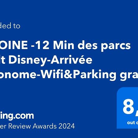 Pivoine -12 Min Des Parcs Walt Disney-Arrivee Autonome-Wifi&Parking Gratuit Montévrain Eksteriør bilde